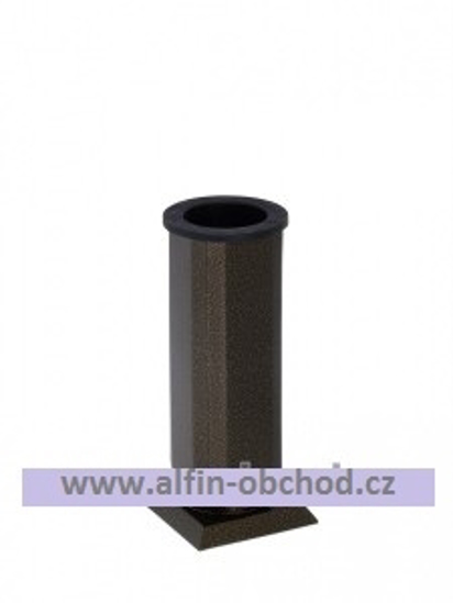 Obrázok z Váza štvorboká na postavenie starozlato