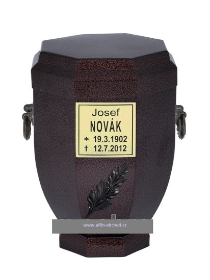 Obrázok z Štítok na urnu zlatý