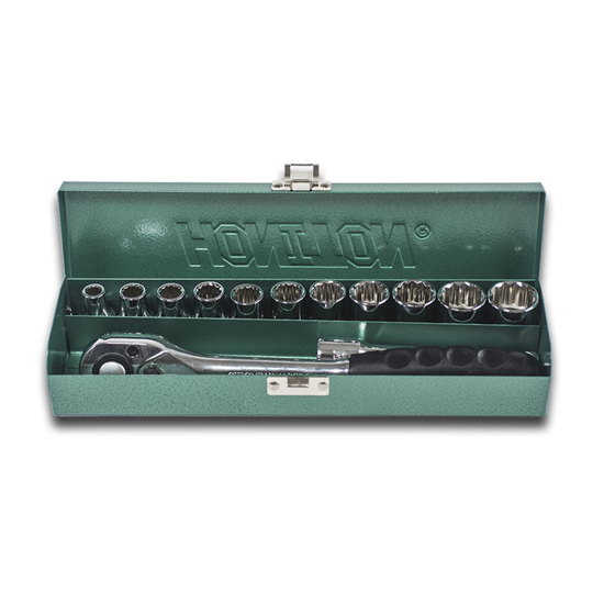 Obrázok z Sada dvanáctihranných hlavic 1/2” 13 dílů