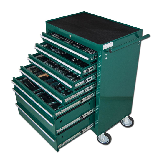 Obrázok z Montážní vozík na nářadí kovový + výbava HA250 231 dílů